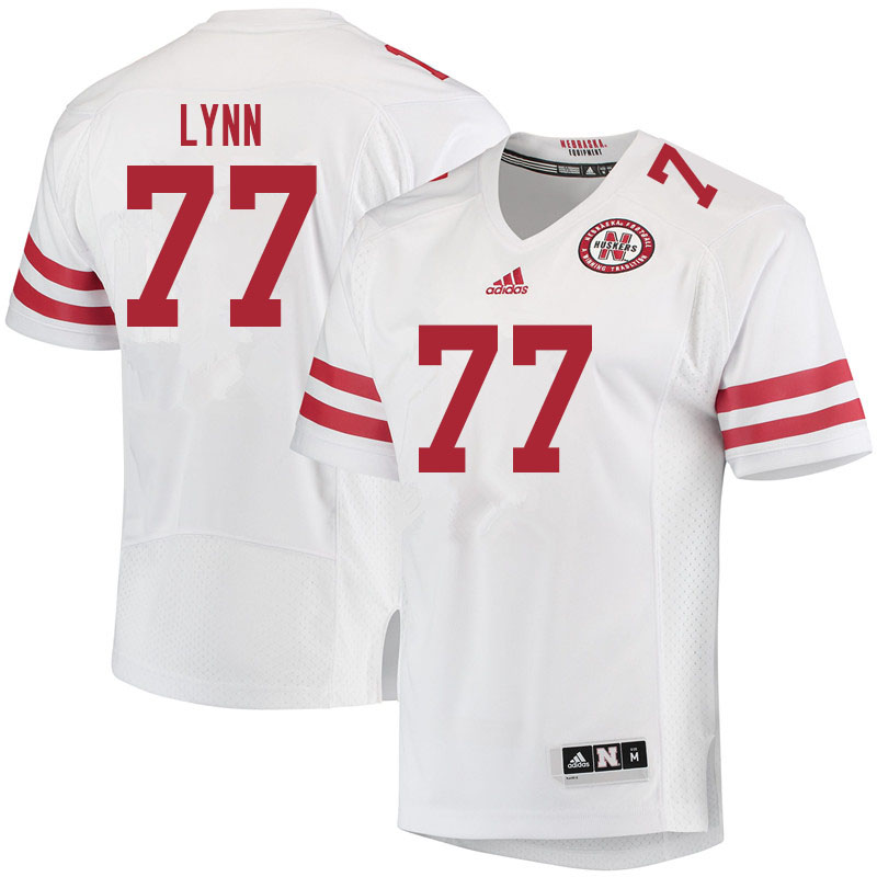 Women #77 Michael Lynn Nebraska Cornhuskers College Football Jerseys Sale-White